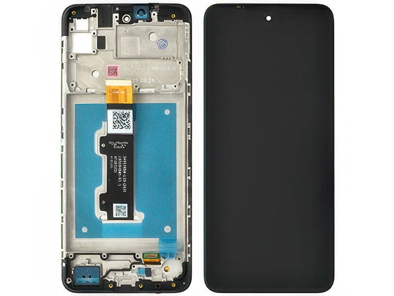 Lcd + Touchscreen + Frame Nero per Motorola Moto E40