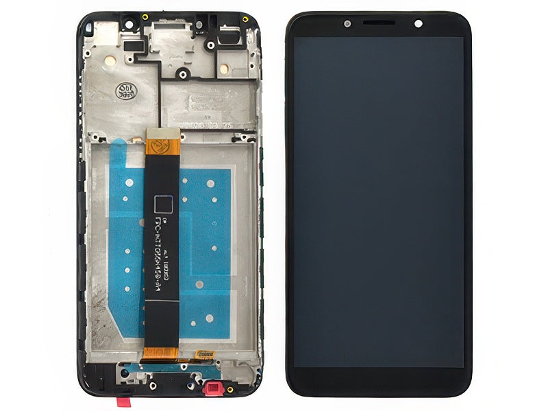 Lcd + Touchscreen + Frame Nero per Motorola Moto E6 Play