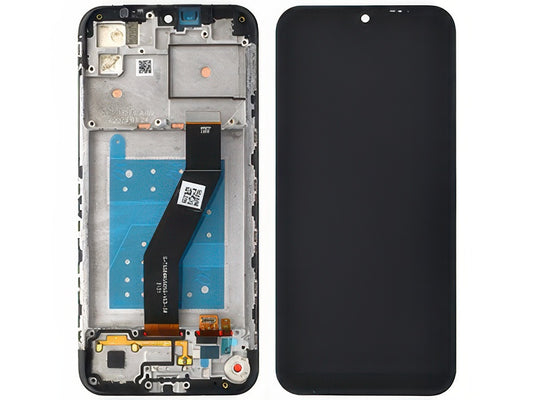 Lcd + Touchscreen + Frame Nero per Motorola Moto E6i
