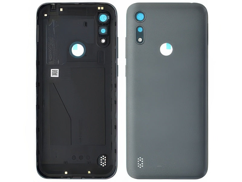 Cover Batteria + Tasti Laterali + Vetrino Camera Meteor Grigio per Motorola Moto E6i