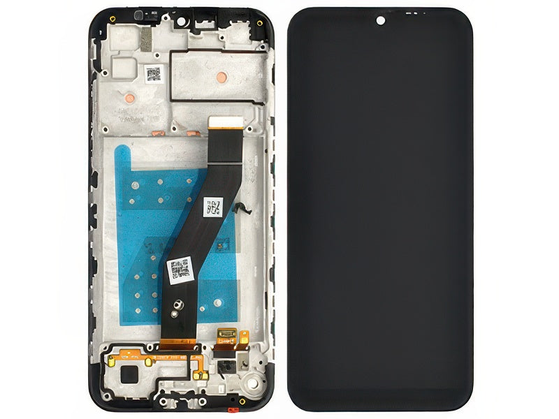 Lcd + Touchscreen + Frame Nero per Motorola Moto E6s