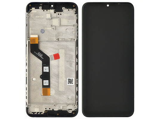 Lcd + Touchscreen + Frame Nero per Motorola Moto E7 Plus