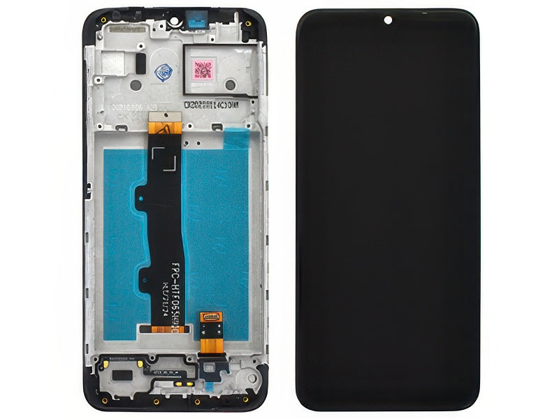 Lcd + Touchscreen + Frame Nero per Motorola Moto E7 Power