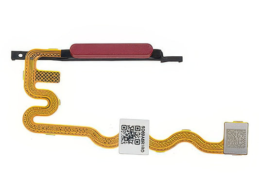 Flat Cable Lettore Impronta Plum Rosso per Motorola Moto G05
