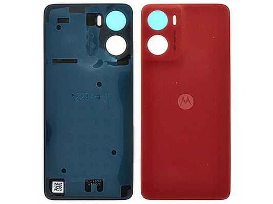 Cover Batteria + Adesivo Plum Rosso per Motorola Moto G05