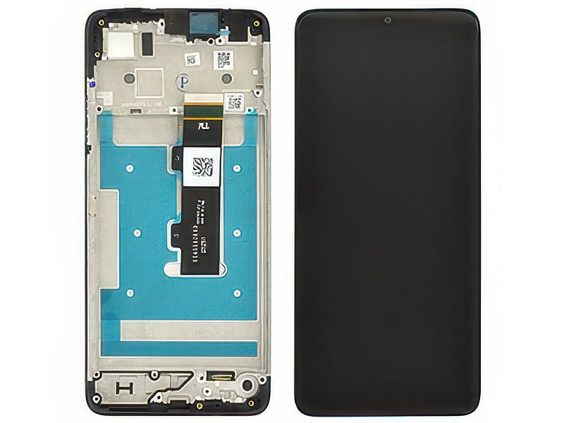 Lcd + Touch Screen + Frame Nero per Motorola Moto G06 4G