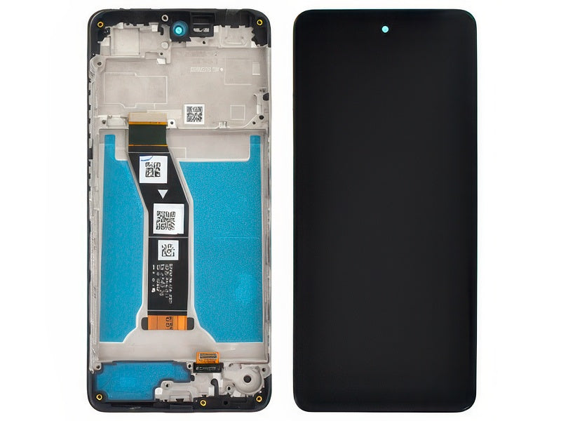 Lcd + Touch Screen + Frame Nero per Motorola Moto G04s 4G - Compatibile