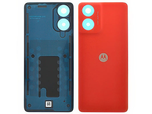 Cover Batteria + Adesivo Sunrise Arancione per Motorola Moto G04s 4G