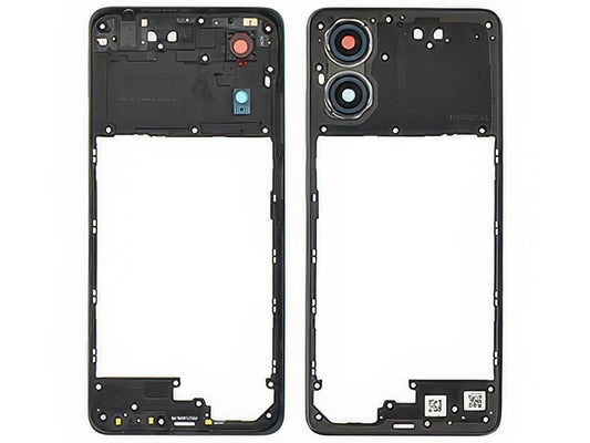 Cover Posteriore + Vetrino Camera Sea Verde per Motorola Moto G04s 4G
