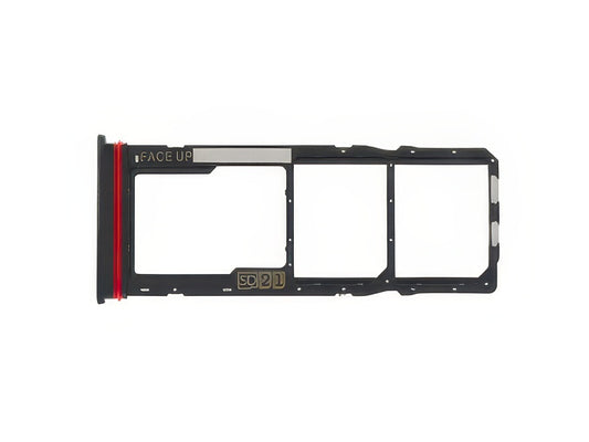 Sportello Dual Sim Card/SD Card Concord Nero per Motorola Moto G04s 4G