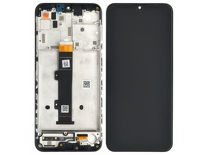 Lcd + Touch Screen + Frame Nero per Motorola Moto G10