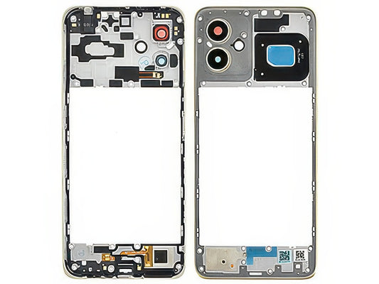 Cover Posteriore + Vetrino Camera + Antenna NFC Butter Cream per Motorola Moto G14