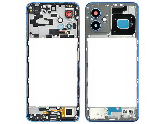 Cover Posteriore + Vetrino Camera + Antenna NFC Sky Blue per Motorola Moto G14