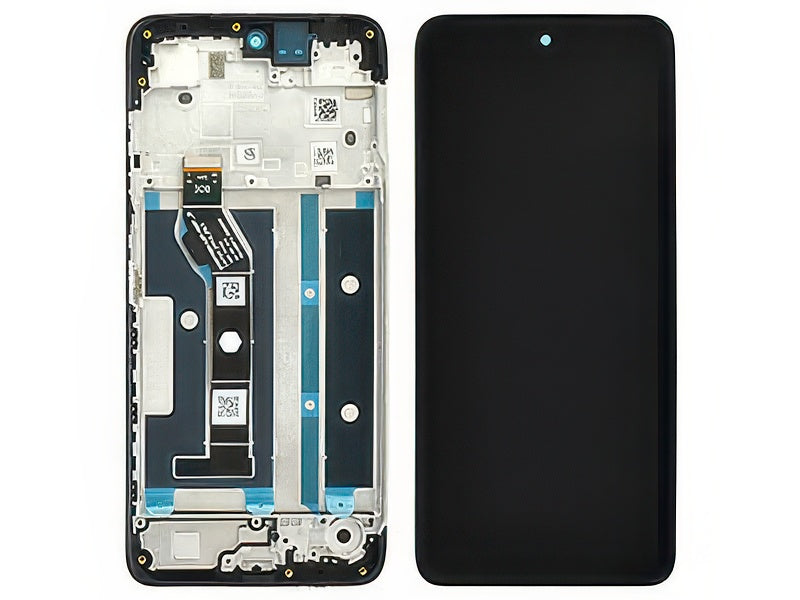 Lcd + Touch Screen + Frame Nero per Motorola Moto G15 - Originale Service Pack