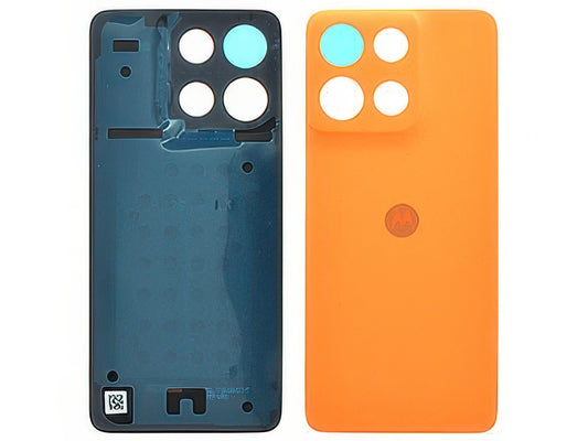 Cover Batteria + Adesivo Sunrise Arancione per Motorola Moto G15