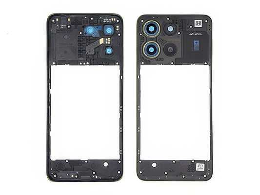 Cover Posteriore + Vetrino Camera + Antenna NFC Iguana Verde per Motorola Moto G15 Power