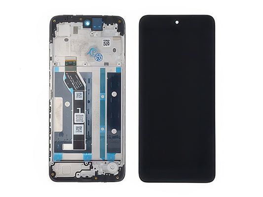 Lcd + Touch Screen + Frame Nero per Motorola Moto G17 - Compatibile