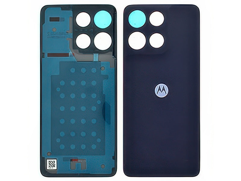 Cover Batteria + Adesivi Evening Blu per Motorola Moto G17