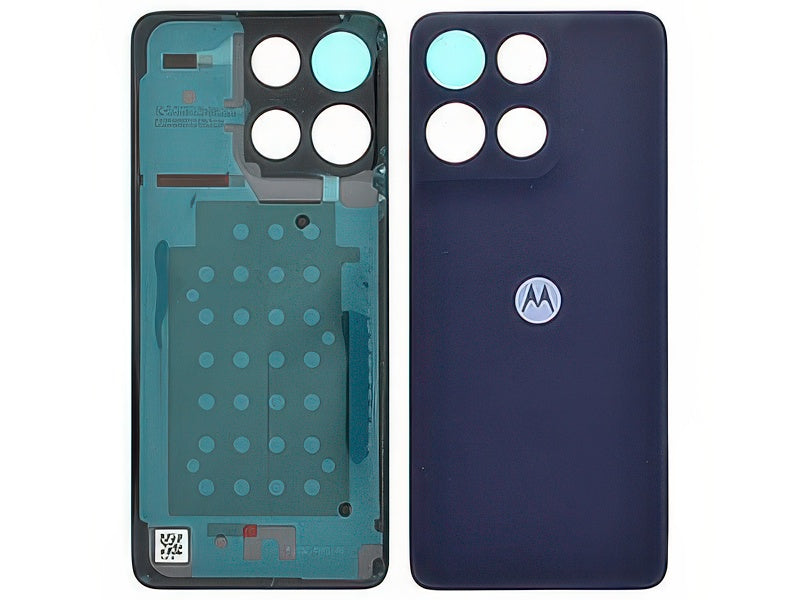 Cover Batteria + Adesivi Evening Blu per Motorola Moto G17 Power