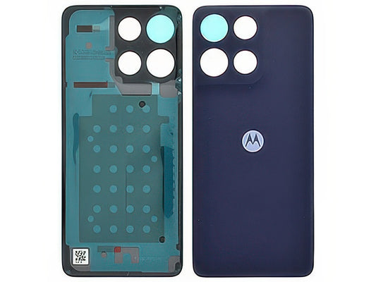 Cover Batteria + Adesivi Evening Blu per Motorola Moto G17 Power