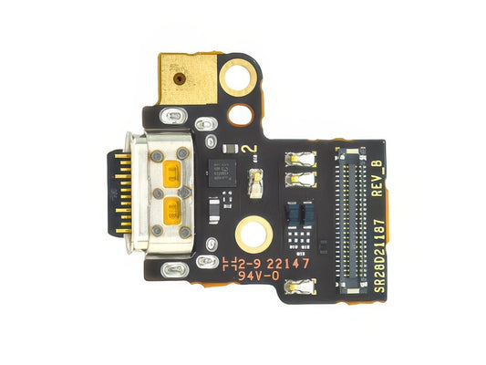 Sub Board + Plug In + Microfono per Motorola Moto G200 5G - Originale Service Pack