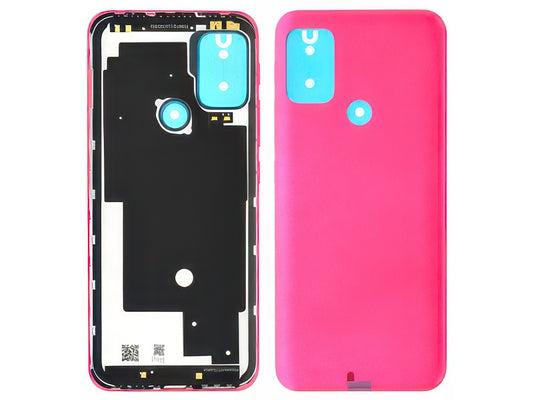 Cover Batteria + Tasti Laterali Flamingo Rosa per Motorola Moto G20
