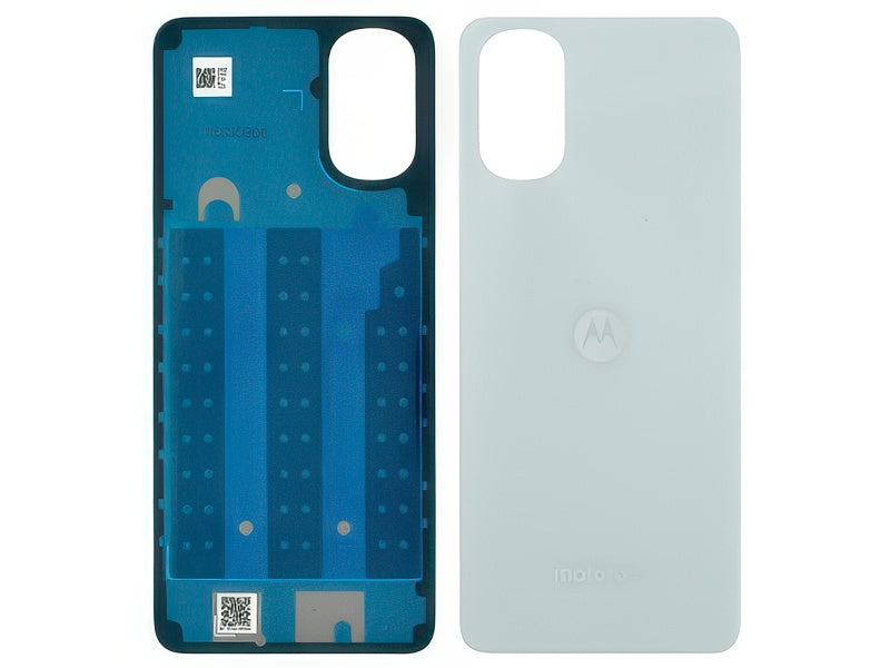 Cover Batteria + Adesivi Pearl Bianco per Motorola Moto G22