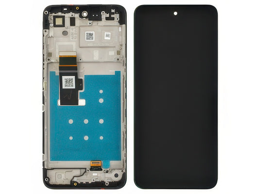 Lcd + Touch Screen + Frame Nero per Motorola Moto G23 - Originale Service Pack