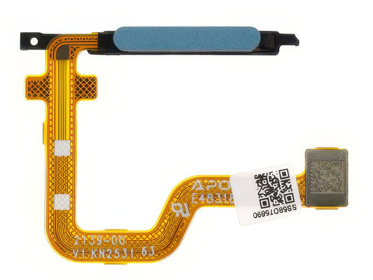 Flat Cable Lettore Impronta Steel Blu per Motorola Moto G23