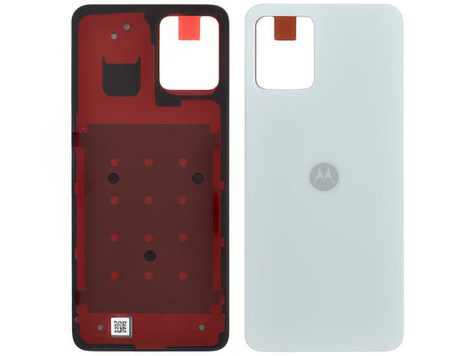 Cover Batteria + Adesivi Pearl Bianco per Motorola Moto G23