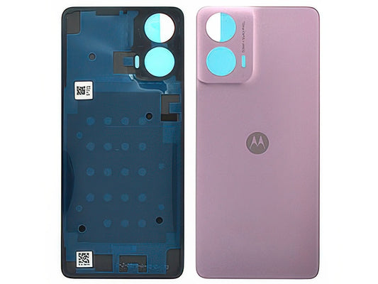Cover Batteria + Adesivo Rosa Lavender per Motorola Moto G24 4G