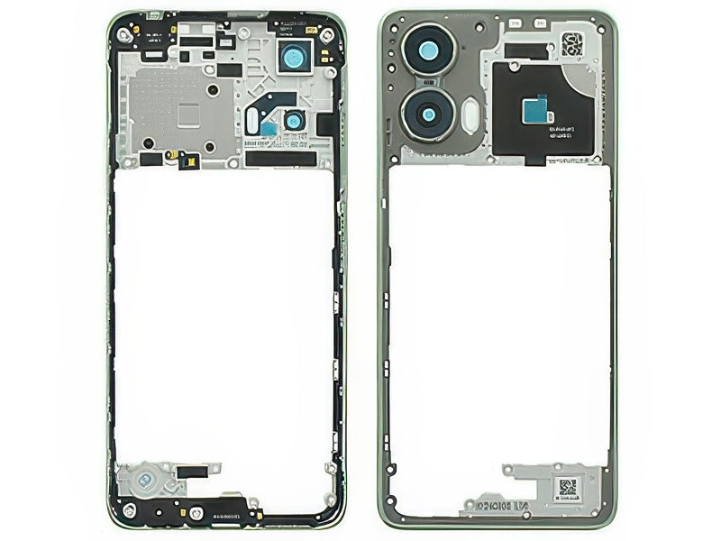 Cover Posteriore + Vetrino Camera + Antenna NFC Ice Green per Motorola Moto G24 4G