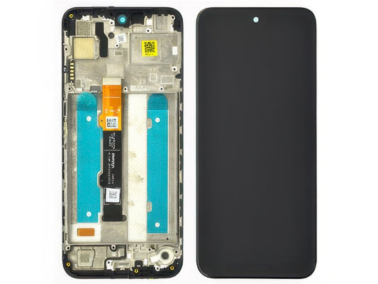 Lcd + Touch Screen + Frame Nero per Motorola Moto G31
