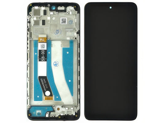 Lcd + Touch Screen + Frame Nero per Motorola Moto G32 - Compatibile