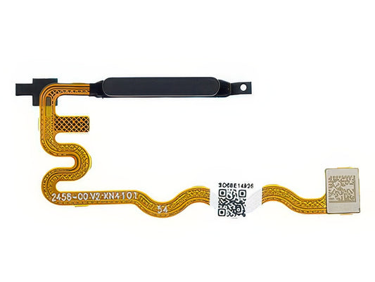 Flat Cable + Lettore Impronta Charcoal Nero per Motorola Moto G34 5G