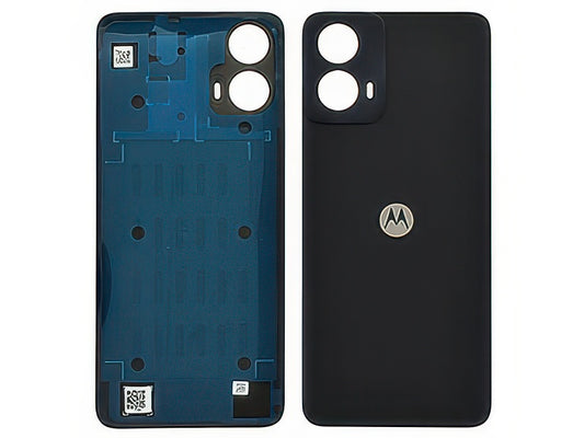 Cover Batteria + Adesivo Charcoal Nero per Motorola Moto G34 5G