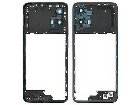 Cover Posteriore + Tasti Volume + Vetrino Camera + Antenna NFC Ocean Verde per Motorola Moto G34 5G