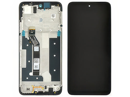 Lcd + Touch Screen + Frame Nero per Motorola Moto G35 5G - Compatibile