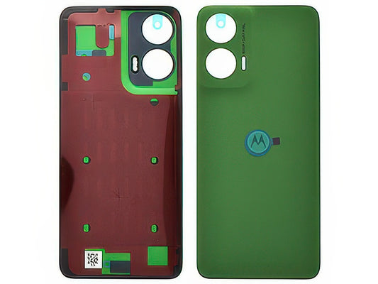 Cover Batteria + Adesivi Leaf Verde per Motorola Moto G35 5G