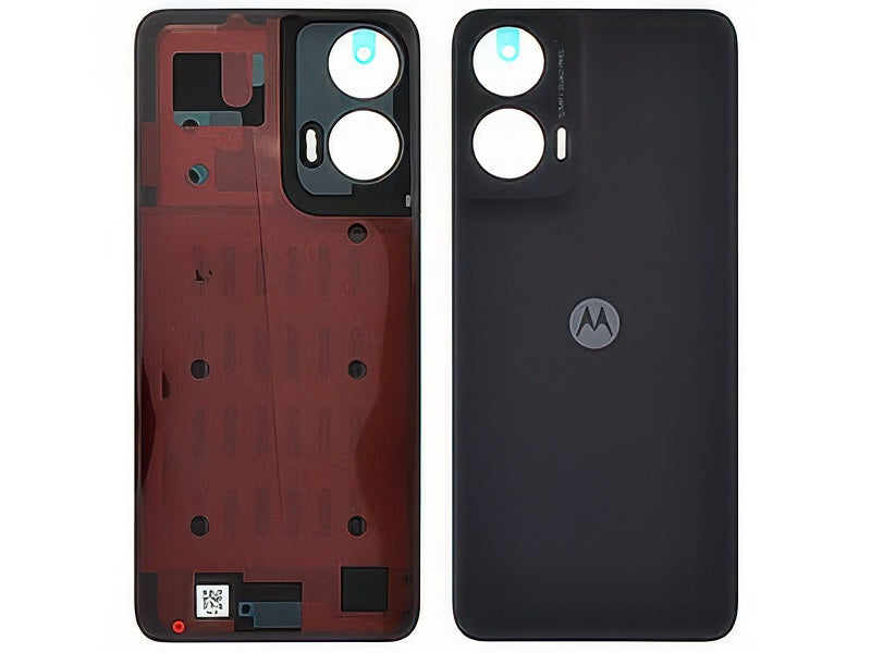 Cover Batteria + Adesivi Midnight Nero per Motorola Moto G35 5G