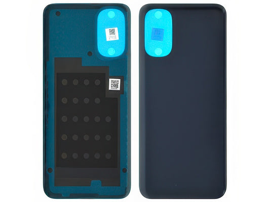 Cover Batteria + Adesivi Meteorite Nero per Motorola Moto G41