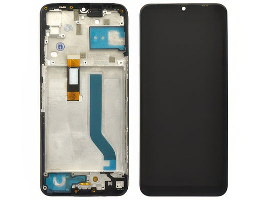 Lcd + Touchscreen + Frame Nero per Motorola Moto G50 5G