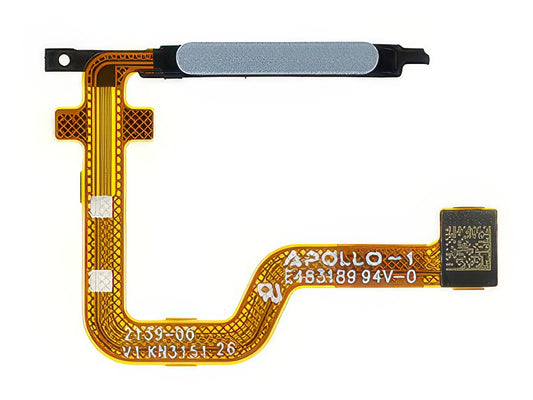 Flat Cable Lettore Impronta Artic Argento per Motorola Moto G53