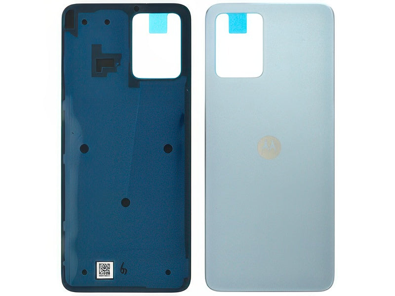 Cover Batteria + Adesivo Arctic Argento per Motorola Moto G53