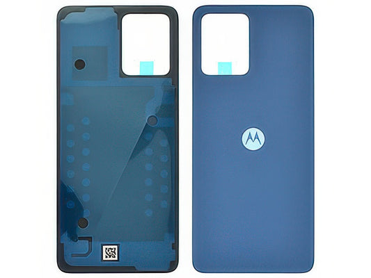 Cover Batteria + Adesivi Indigo Blue per Motorola Moto G54 5G