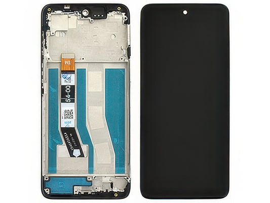 Lcd + Touch Screen + Frame Nero per Motorola Moto G55 5G - Compatibile