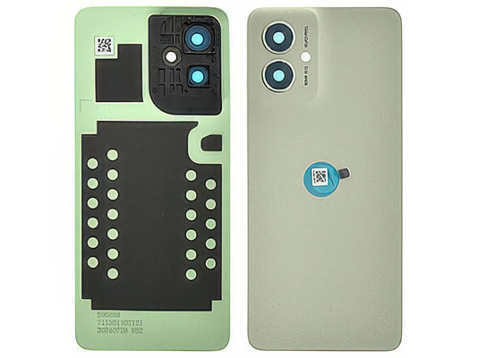 Cover Batteria + Vetrino Camera Smoky Verde per Motorola Moto G55 5G