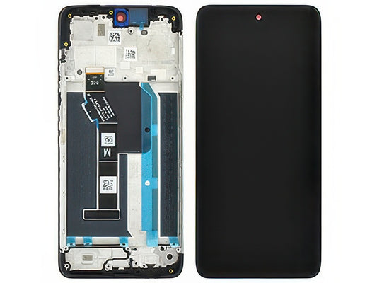 Lcd + Touch Screen + Frame Nero per Motorola Moto G57 Power 5G