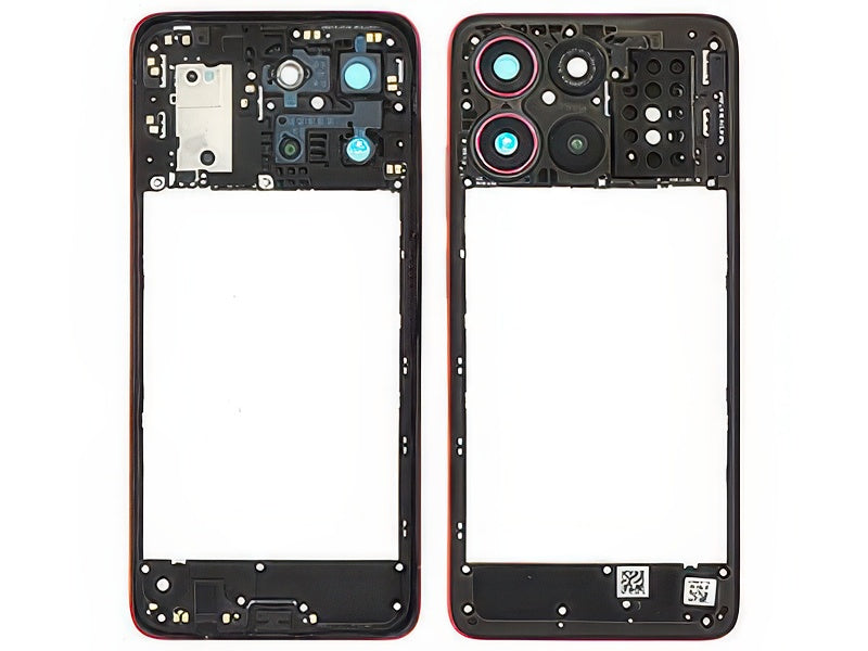 Cover Posteriore + Vetrino Camera + Antenna NFC Rosa Lemonade per Motorola Moto G57 Power 5G