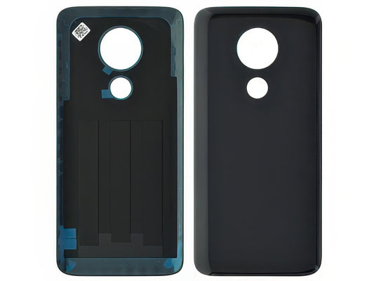 Cover Batteria + Adesivi Ceramic Black per Motorola Moto G7 Power